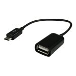 Connectland - adaptateur usb - micro - usb de type b (m) pour usb (f)
