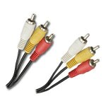 Connectland cable 3xrca male vers 3xrca male 1. 50m