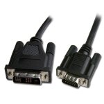 Connectland - cable dvi i m vga hd15m - 5 m