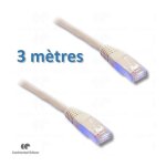 Continental edison c�ble rj45 cat. 6 blind� ftp 3m