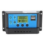 Contr�leur de charge solaire 202512v 24v usb pwm, r�gulateur de charge pour panneau solaire photovolta�que ...