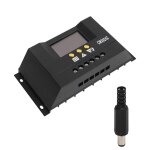 Contrôleur de charge solaire pwm avec écran lcd, régulateur intelligent de panneau solaire pwm avec capteur ... Contrôleur de charge solaire pwm avec écran lcd, régulateur intelligent de panneau solaire pwm avec capteur ...