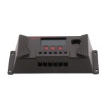 Contr�leur solaire pwm 12 v 24 v, adaptation automatique, �cran lcd, port usb, r�gulateur solaire 50 ...