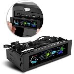 Contrleur de vitesse a 5 ventilateurs, capteur de temprature du processeur, baie de disque de refroidissemen ...