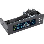 Contrleur de vitesse de ventilateur d'ordinateur, contrle jusqu' 3 ensembles de ventilateurs pc, panneau ...