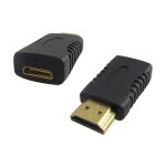 Convertisseur adaptateur audio / vido mle / femelle 1. 4, compatible mini hdmi