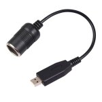 Convertisseur adaptateur de contr�leur filaire port usb � 12v boost, c�ble adaptateur d'alimentation, ...