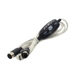 Convertisseur / adaptateur midi d'interface de câble midi usb pour clavier vers pc Convertisseur / adaptateur midi d'interface de câble midi usb pour clavier vers pc