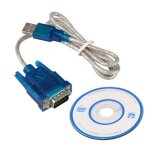 Convertisseur adaptateur de port srie usb  rs232, cble mle  9 broches