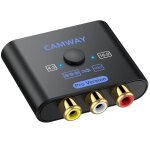 Convertisseur av vers hdmi - adaptateur rca / composite vers hdmi 1080p 60hz - 4:3 / 16:9 - compatible ...