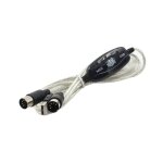Convertisseur de câble usb midi de 2m pour clavier de musique, entrée - sortie, noir Convertisseur de câble usb midi de 2m pour clavier de musique, entrée - sortie, noir