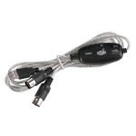 Convertisseur de câble usb vers interface midi, adaptateur de clavier de musique, vente en gros Convertisseur de câble usb vers interface midi, adaptateur de clavier de musique, vente en gros