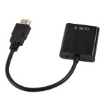 Convertisseur de cble vido 1080p hdmi mle vers vga femelle avec adaptateur audio 3. 5mm ew5 couleur ...