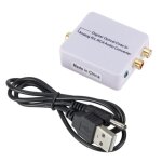 Convertisseur coaxial optique num�rique, 3. 5 mm, r / l analogique, convertisseur rca