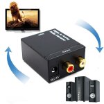 Convertisseur coaxial optique numérique à analogique, adaptateur rca l / r 3. 5mm Convertisseur coaxial optique numérique à analogique, adaptateur rca l / r 3. 5mm