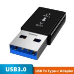 Convertisseur de connecteur usb 3. 0 type a m�le vers usb 3. 1 type c femelle, adaptateur de type c pour ...