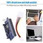 Convertisseur de disque dur ide / pata vers sata, adaptateur de carte pour disque dur ide 40 broches, ...