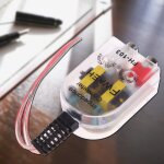 Convertisseur d'imp�dance de caisson de basses, gadgets de convertisseur audio de voiture, ligne rca ...