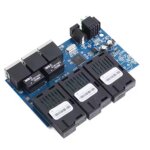 Convertisseur de média fibre optique pcba 100 m, 3 connecteurs rj45 vers 3 connecteurs sc, commutateur ... Convertisseur de média fibre optique pcba 100 m, 3 connecteurs rj45 vers 3 connecteurs sc, commutateur ...