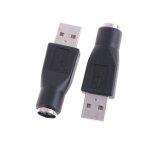 Convertisseur pour ordinateur portable, pc, notebook, clavier, souris, usb noir, mle, ps2, adaptateur ...