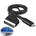 Convertisseur p�ritel vers hdmi tout en un - adaptateur avec c�ble hdmi et p�ritel full hd 1080p / 720p ...