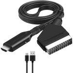 Convertisseur péritel vers hdmi tout - en - un, adaptateur convertisseur hd 720p / 1080p, entrée hdmi ... Convertisseur péritel vers hdmi tout - en - un, adaptateur convertisseur hd 720p / 1080p, entrée hdmi ...