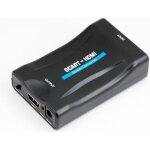 Convertisseur pritel vers hdmi adaptateur scart vers hdmi 1080p hd pour dvd, sky box, stb, etc.