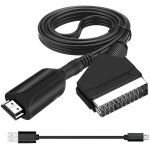 Convertisseur pritel vers hdmi, adaptateur pritel vers hdmi tout - en - un, convertisseur vido audio ...