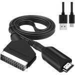 Convertisseur pritel vers hdmi, convertisseur audio vido, cble pritel vers hdmi pour hd 720p / 1080p ...