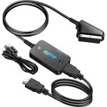 Convertisseur pritel vers hdmi - cble hdmi et pritel pour hdtv, moniteur, projecteur, stb, vhs, xbox, ...