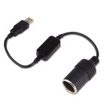 Convertisseur prise usb 5v - prise allume cigare 12v 8w