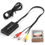Convertisseur rca vers hdmi ¿ adaptateur composite rca vers hdmi 720p / 1080p (60hz), supporte ps2, ...