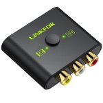 Convertisseur rca vers hdmi ratio 4:3 / 16:9 av vers hdmi adaptation d'appareil rtro plug & play compatible ...