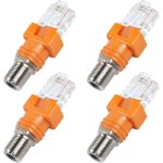 Convertisseur rf vers rj45, adaptateur coaxial vers ethernet f femelle vers rj45 mâle, coupleurs coaxiaux ... Convertisseur rf vers rj45, adaptateur coaxial vers ethernet f femelle vers rj45 mâle, coupleurs coaxiaux ...