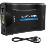 Convertisseur scart vers hdmi, pr en charge 1080p / 720p, adaptateur vido audio pour tv, pc, projecteurs[z381 ...