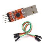 Convertisseur s�rie usb 2. 0 vers ttl uart, module 5 broches, c�ble gratuit, cp2102 stc prgmr, em88