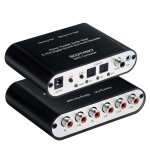 Convertisseur de son numrique 5. 1 - spdif optique / coaxial dolby ac3 dts vers audio analogique 5. ...
