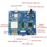 Convertisseur de sortie vidéo hd vga / rgb / cga / / yuv vers compatible pour le arcade blue game machine ... Convertisseur de sortie vidéo hd vga / rgb / cga / / yuv vers compatible pour le arcade blue game machine ...