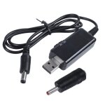Convertisseur de tension rglable de 5v  9v 12v, 4x cbles usb, transformateur de tension, rgulateur ...