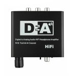 Convertisseur toslink optique coaxial numrique de 192khz vers convertisseur rca audio analogique hifi ...