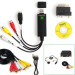 Convertisseur usb 2. 0 vhs vers dvd, carte d'enregistrement, adaptateur pc, conversion de vido analogique ...