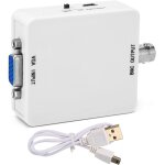 Convertisseur vga vers bnc, adaptateur vido hd, adaptateur de connecteur tv pour vidoconfrence, cinma ...