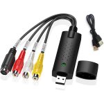 Convertisseur vhs numrique, cartes de capture audio vido convertisseur vhs numrique vido adaptateur ...