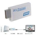 Convertisseur pour la wii hdmi wii2hdmi adaptateur full hd 1080p sortie upscaling + 3. 5mm audio box ...