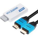 Convertisseur wii vers hdmi full hd avec câble hdmi haut débit de 1 m conversion en 720p ou 1080p Convertisseur wii vers hdmi full hd avec câble hdmi haut débit de 1 m conversion en 720p ou 1080p