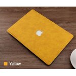 Coque en cuir pu pour macbook, housse de protection pour barre de touche - for pro 13. 3 a1502 - jaune ...