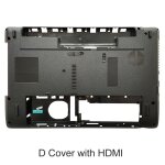Coque infrieure et arrire pour ordinateur portable acer aspire 5250, 5252, 5253, 5333, 5733, 5736, ...