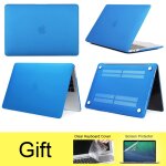Coque pour macbook , accessoires pour ordinateur portable - for a1278 avec cd rom - bleu fonc� bleu