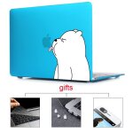 Coque pour macbook pro air retina avec touch bar, dessin anim� mignon, ours, housse pour ordinateur portable ...