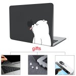 Coque pour macbook pro air retina avec touch bar, dessin anim� mignon, ours, housse pour ordinateur portable ...